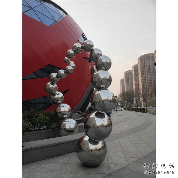 分子球雕塑訂做，彩鋼制作，不銹鋼分子球雕塑訂做廠家