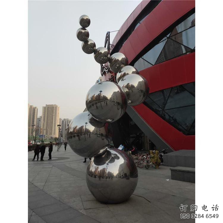 分子球雕塑訂做，景觀雕塑，不銹鋼分子球雕塑提供