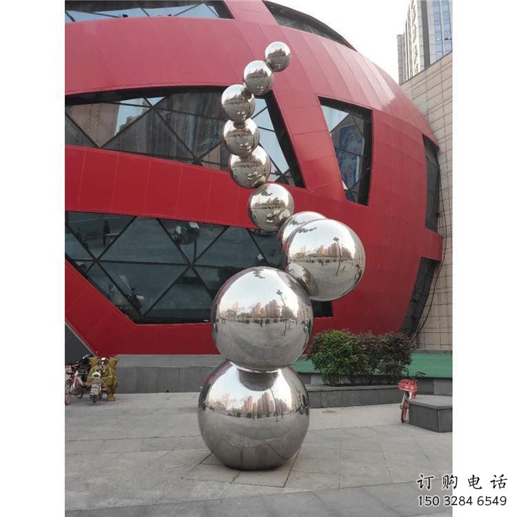 分子球雕塑生產(chǎn)商，地標擺件，不銹鋼分子球雕塑生產(chǎn)