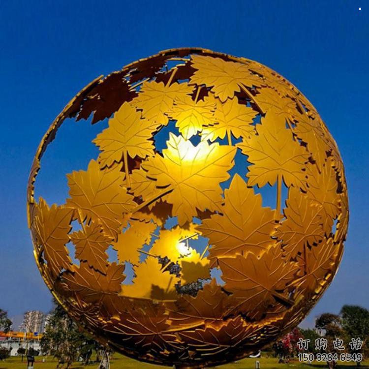 花球雕塑方案，景區(qū)雕塑，不銹鋼花球雕塑精選