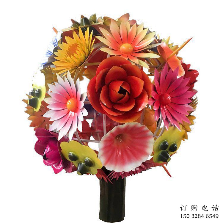 花球雕塑選用，透雕系列，不銹鋼花球雕塑優(yōu)價
