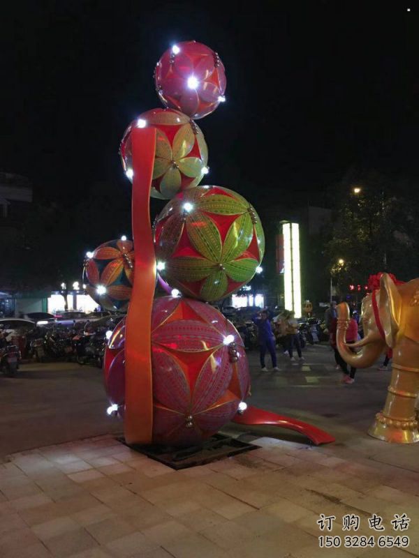 繡球雕塑選定，戶(hù)外雕塑，不銹鋼繡球雕塑標(biāo)準(zhǔn)