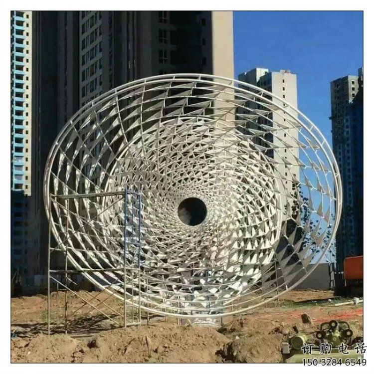 花瓶雕塑常用，鋼管組合，景觀鏤空花瓶雕塑定價(jià)