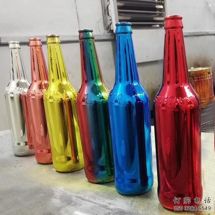 啤酒瓶雕塑供給，景區(qū)雕塑，玻璃鋼啤酒瓶雕塑優(yōu)選
