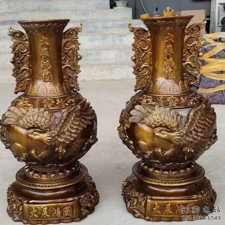 花瓶雕塑供應(yīng)，地標(biāo)擺件，銅花瓶雕塑制造廠家