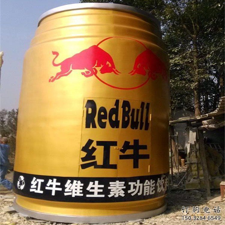 飲料瓶雕塑精選，露天雕塑，玻璃鋼飲料瓶雕塑展品