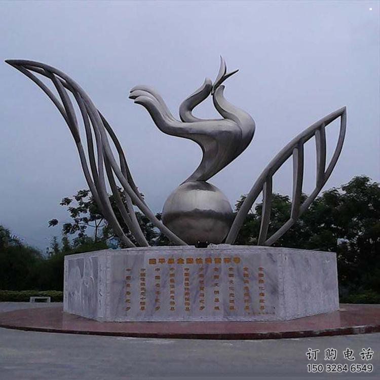 手拈花雕塑精選，戶外雕塑，不銹鋼手拈花雕塑優(yōu)價(jià)