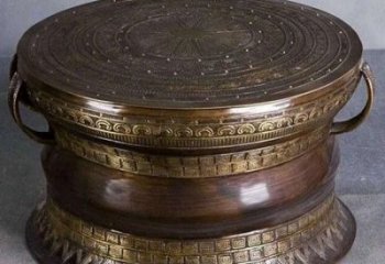 中式銅鼓雕塑定價，街頭雕塑，銅鼓雕塑制作精選