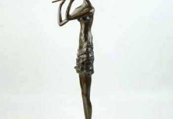 彈古箏雕塑批發(fā)，美陳雕塑，主題民俗人物雕塑標準