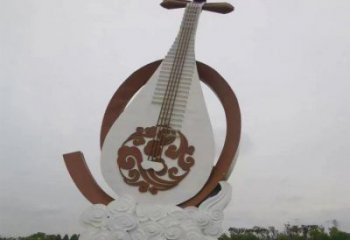提琴系列雕塑，城市裝飾，彩色烤漆提琴雕塑優(yōu)選