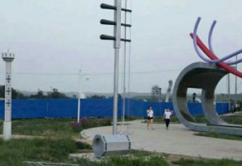 馬頭琴雕塑常用，酒店擺件，不銹鋼馬頭琴雕塑觀賞型