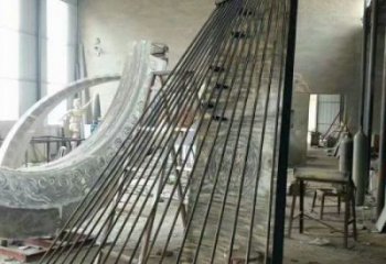 馬頭琴雕塑制造商，景觀雕塑，不銹鋼馬頭琴雕塑訂做