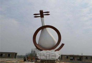 小提琴雕塑專供，露天雕塑，不銹鋼小提琴雕塑選用
