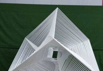 立方體雕塑承接，城市裝飾，鏤空立方體雕塑批發(fā)