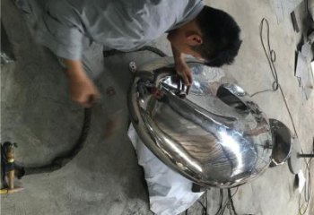 鏡面球雕塑承接，美陳雕塑，不銹鋼球雕塑供給