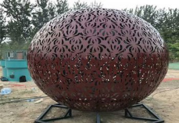 鏤空球雕塑標(biāo)準(zhǔn)，透雕系列，烤漆鏤空球雕塑精選