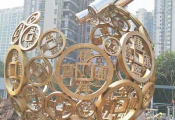 空心球雕塑定做，公園小品，鏤空空心球雕塑精選