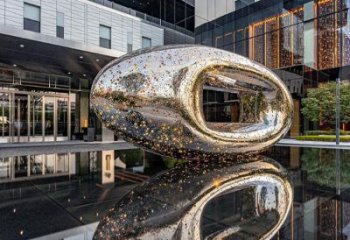 鏤空球雕塑服務(wù)商，白鋼構(gòu)件，抽象異形鏤空球雕塑定價(jià)