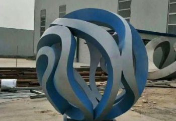 鏤空球雕塑供求，露天雕塑，廣場(chǎng)異形鏤空球雕塑制作
