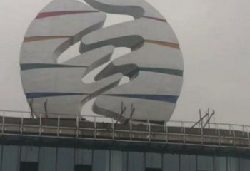 鏤空球雕塑精選，街道標(biāo)識(shí)，異形鏤空球雕塑指用