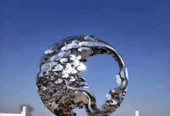 鏤空球雕塑優(yōu)價，小區(qū)擺件，異形鏤空球雕塑廠家精選