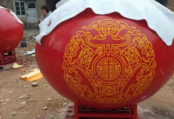 圓球雕塑擺件，景區(qū)案例，房地產(chǎn)烤漆圓球雕塑常用