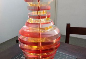 花瓶雕塑工程選用，美陳雕塑，異形花瓶雕塑展示專供