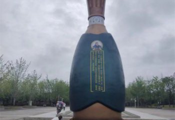 鋼管瓶子雕塑