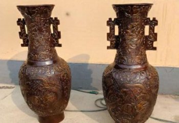 花瓶雕塑精選，景區(qū)雕塑，景觀(guān)銅花瓶雕塑提供