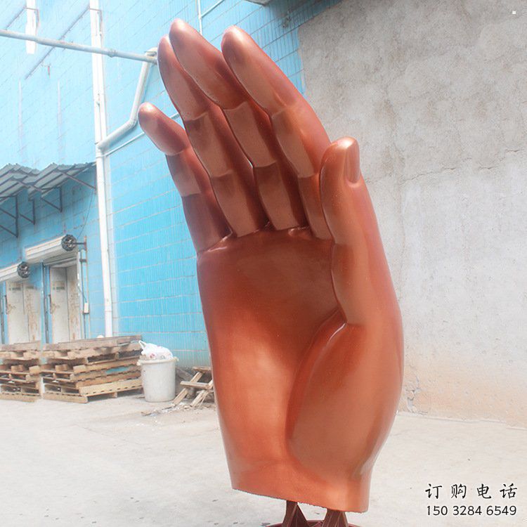手指雕塑精選，市標(biāo)雕塑，不銹鋼手指雕塑廠家