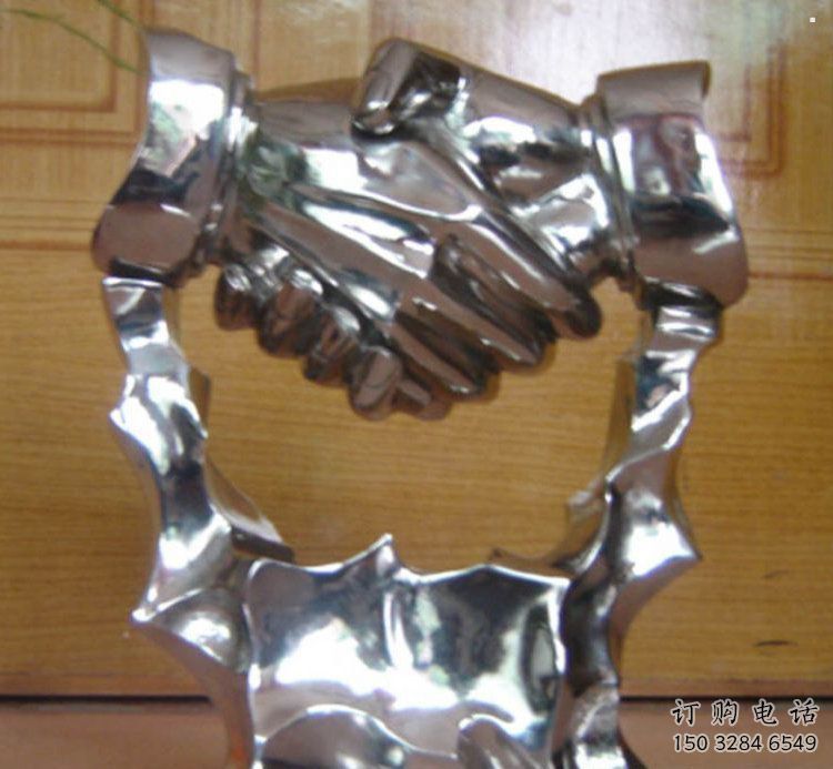 握手雕塑承接，噴泉雕塑，不銹鋼握手雕塑優(yōu)價