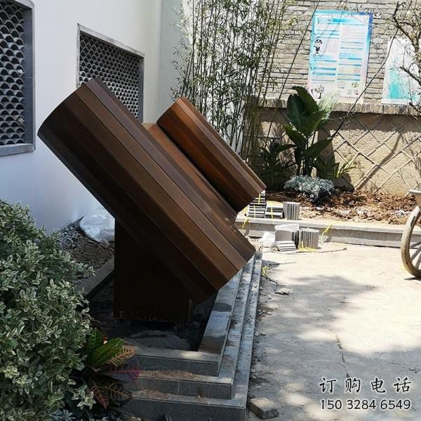 書簡雕塑制造商，酒店擺件，不銹鋼書簡雕塑定制