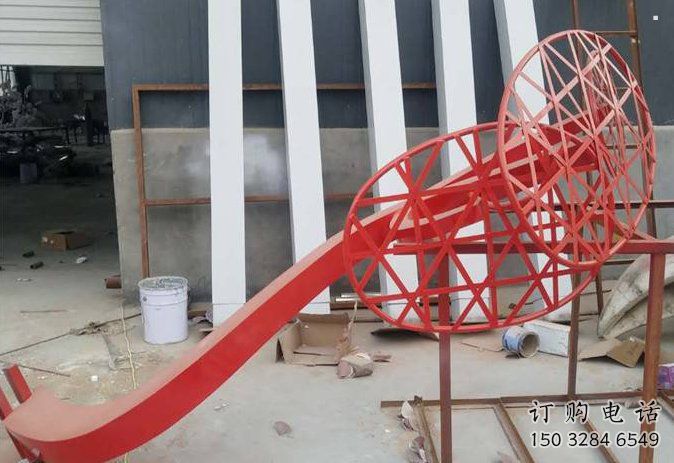 大型遮陽樹雕塑制作，花園小品，不銹鋼遮陽樹雕塑廠家