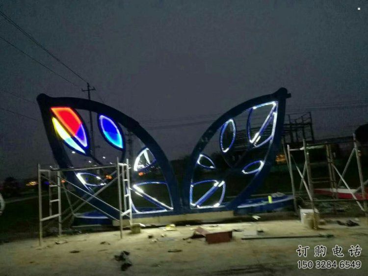 燈光樹葉雕塑廠家，中式工藝，燈光樹葉雕塑精選