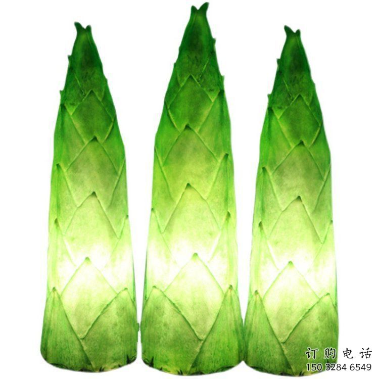 竹筍雕塑生產(chǎn)商，地標(biāo)擺件，玻璃鋼仿真竹筍雕塑生產(chǎn)