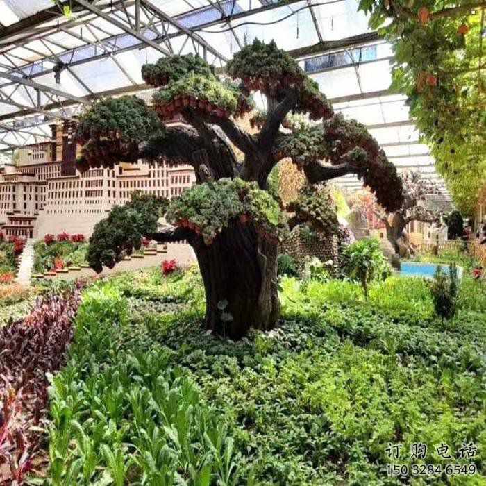 仿真樹(shù)雕塑選定，植物雕塑，玻璃鋼仿真樹(shù)雕塑常用