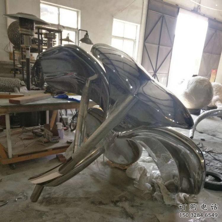 四葉草雕塑精選，公園小品，不銹鋼四葉草雕塑廠家
