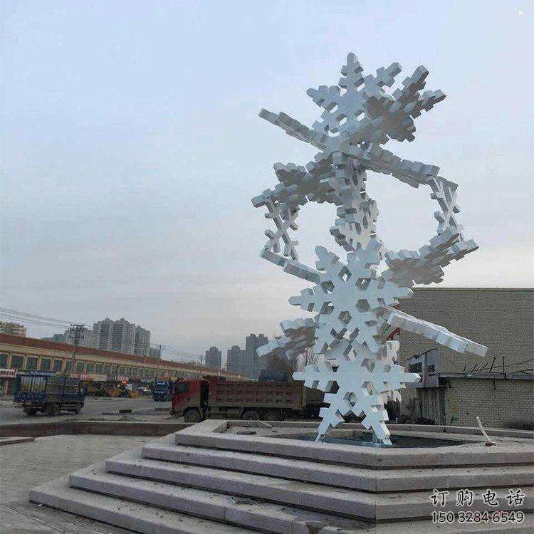 大型商場(chǎng)雪花雕塑 大型商場(chǎng)雪花雕塑