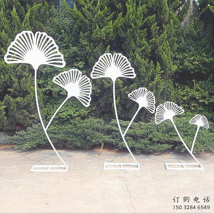 銀杏葉雕塑承接，廣場(chǎng)系列，不銹鋼銀杏葉雕塑標(biāo)準(zhǔn)