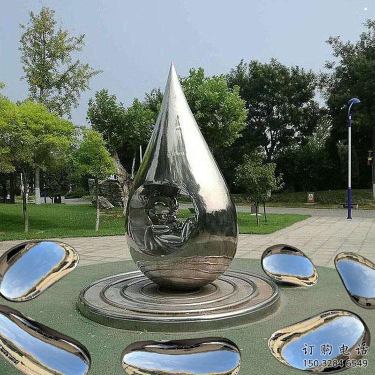 水滴雕塑供應(yīng)，校園雕塑，不銹鋼水滴雕塑廠家供求