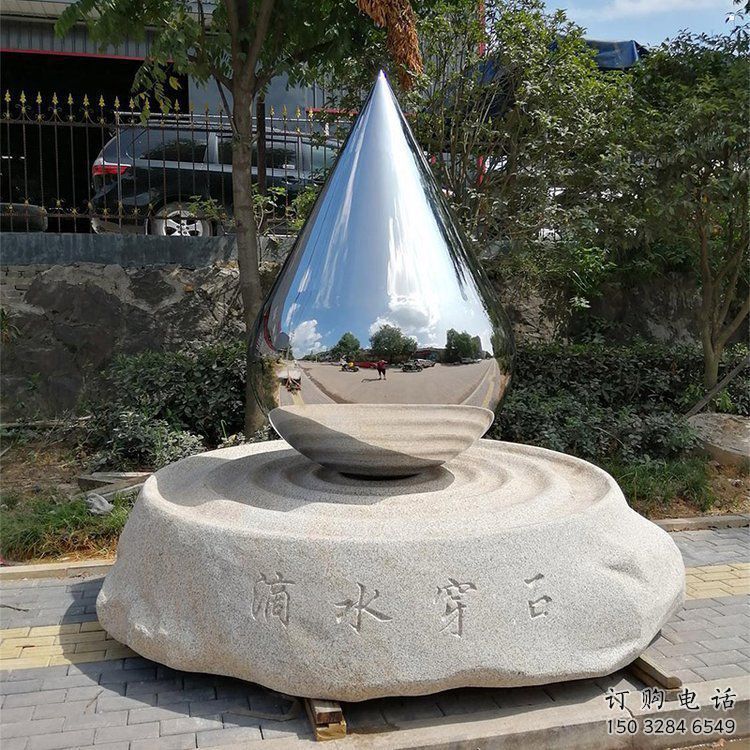 淚滴雕塑工廠，城市裝飾，不銹鋼淚滴雕塑供給