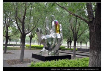 手掌雕塑訂做，景區(qū)案例，藝術(shù)不銹鋼手掌雕塑定制