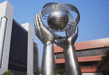 雙手雕塑專供，鍛造工藝，不銹鋼雙手雕塑廠家