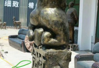 握拳雕塑制造，中式工藝，玻璃鋼仿銅握拳雕塑廠家