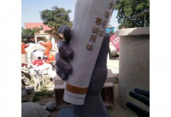 手卷雕塑通用，陸地?cái)[件，各類玻璃鋼手卷雕塑點(diǎn)擊