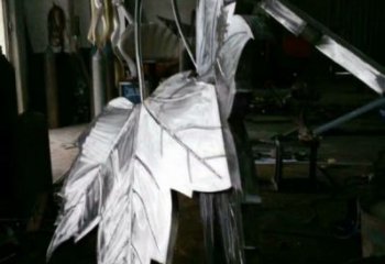 楓葉雕塑精選，美陳雕塑，不銹鋼楓葉雕塑通用