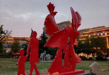 景觀楓葉雕塑廠家，烤漆工藝，烤漆楓葉雕塑承接