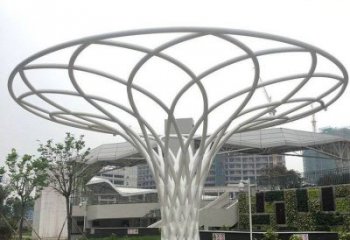 遮陽樹雕塑供需，標(biāo)識雕塑，鏤空遮陽樹雕塑制造商