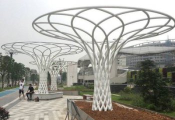 遮陽樹雕塑生產(chǎn)，中式工藝，鏤空遮陽樹雕塑精品
