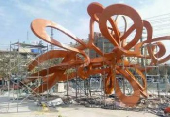 鏤空樹雕塑定做，城區(qū)小品，烤漆鏤空樹雕塑廠家